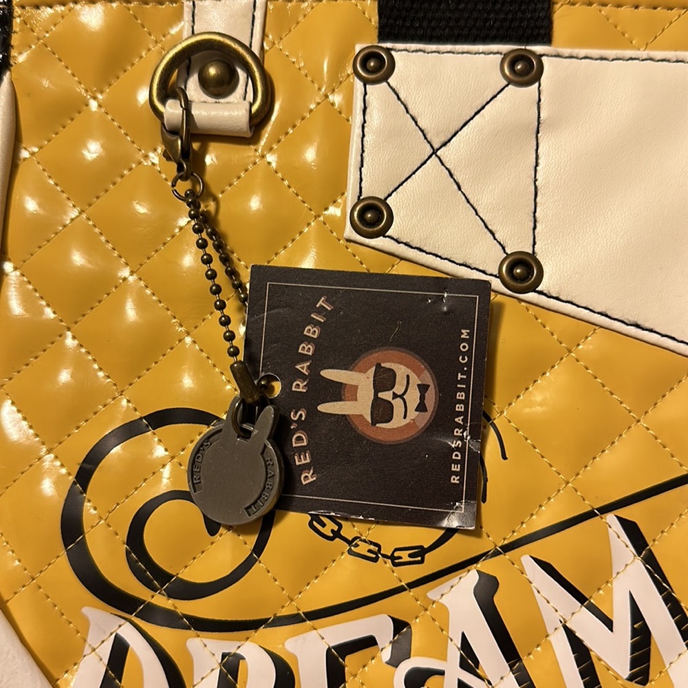 NWT Reds Rabbit For Double D Ranch: Kappa Alpha Theta Tote, Clutch, and Name Tag - Picture 3 of 11